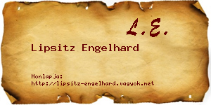 Lipsitz Engelhard névjegykártya